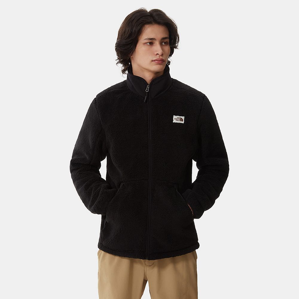 The North Face Insulated Jacket Mens Australia - The North Face Campshire Black (QHP-817964)